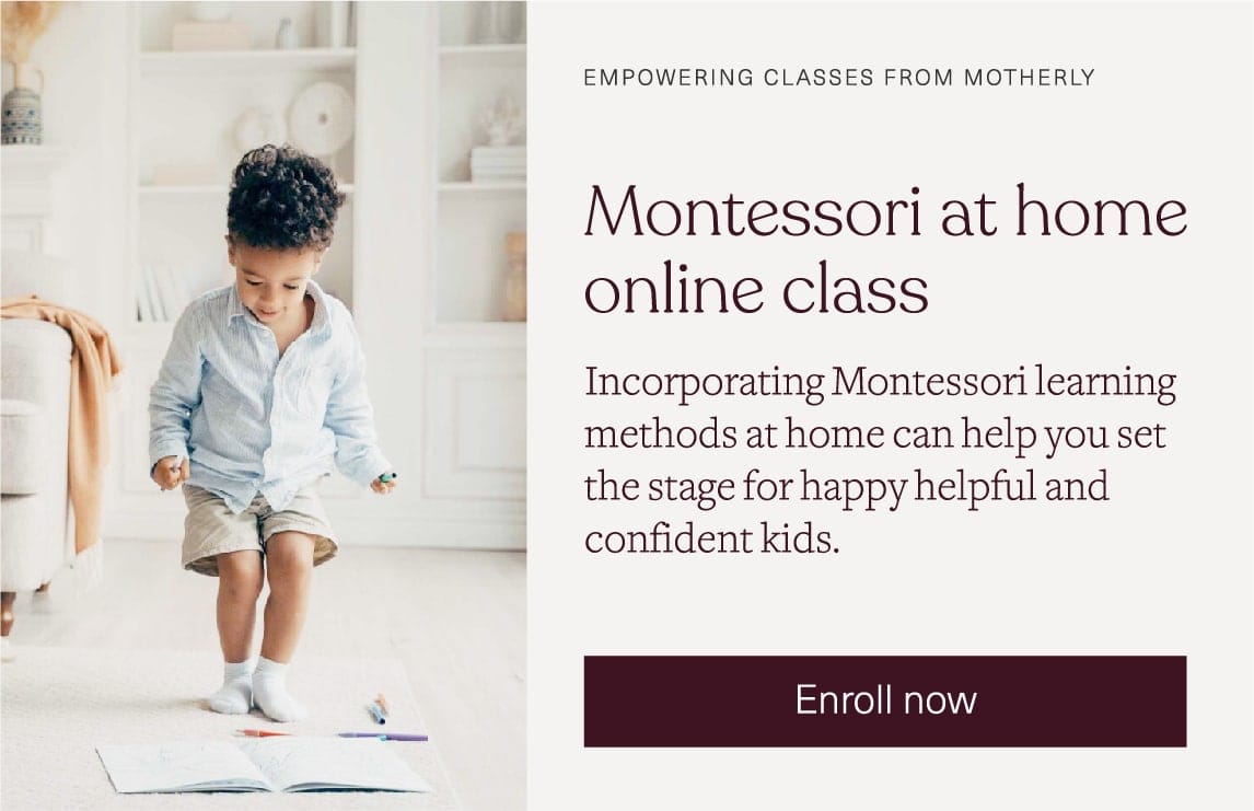 montessori at home online class - Motherly