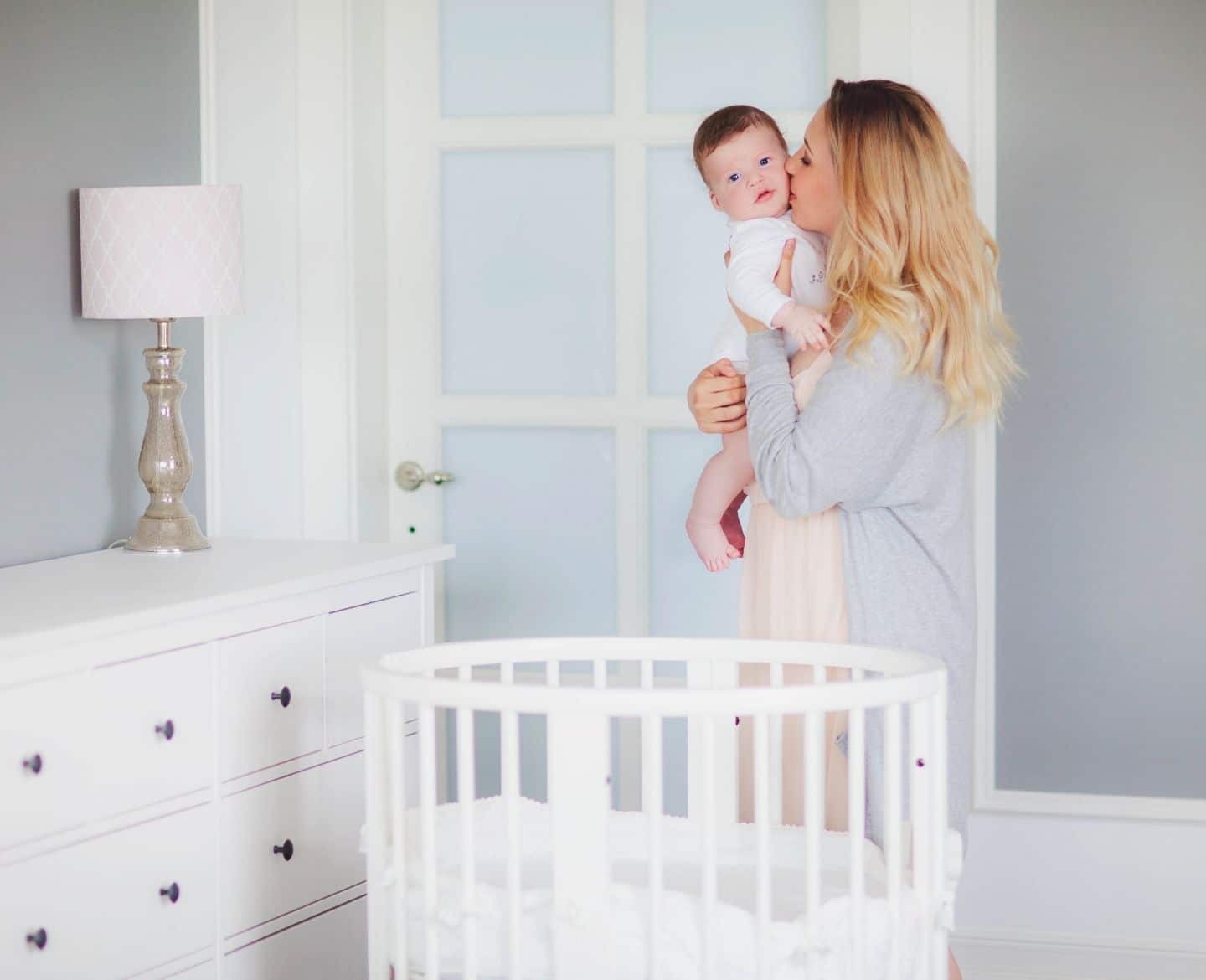 Minimalist fashion baby nursery