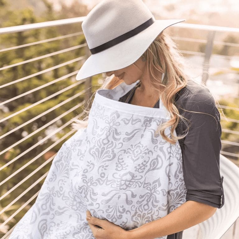 bebe au lait muslin nursing cover Motherly