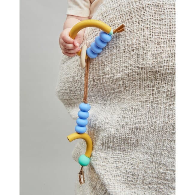 January Moon Pacific Arch Ring Teether, a stylish teething toy