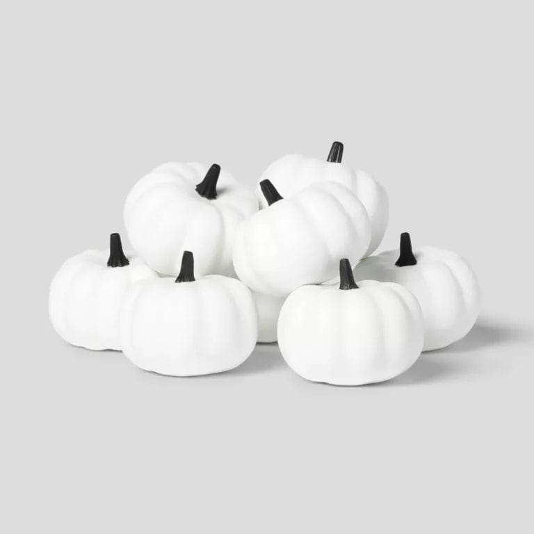 Target Hyde & Eek 8-pack of painted pumpkins Warm White