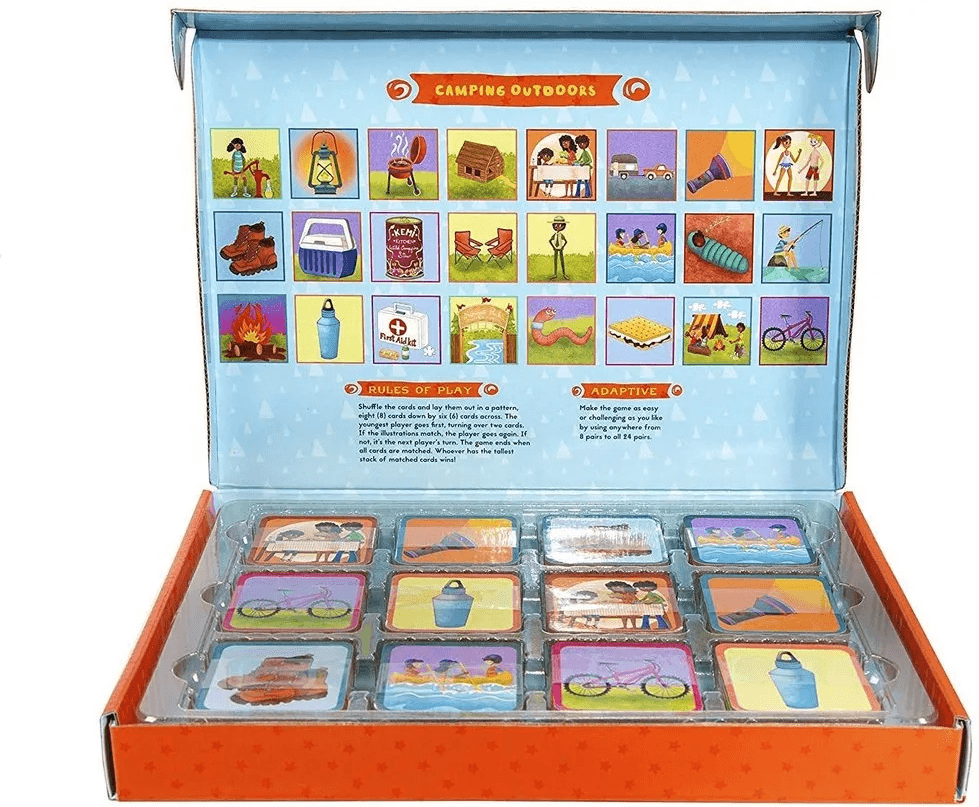 Camping memory game