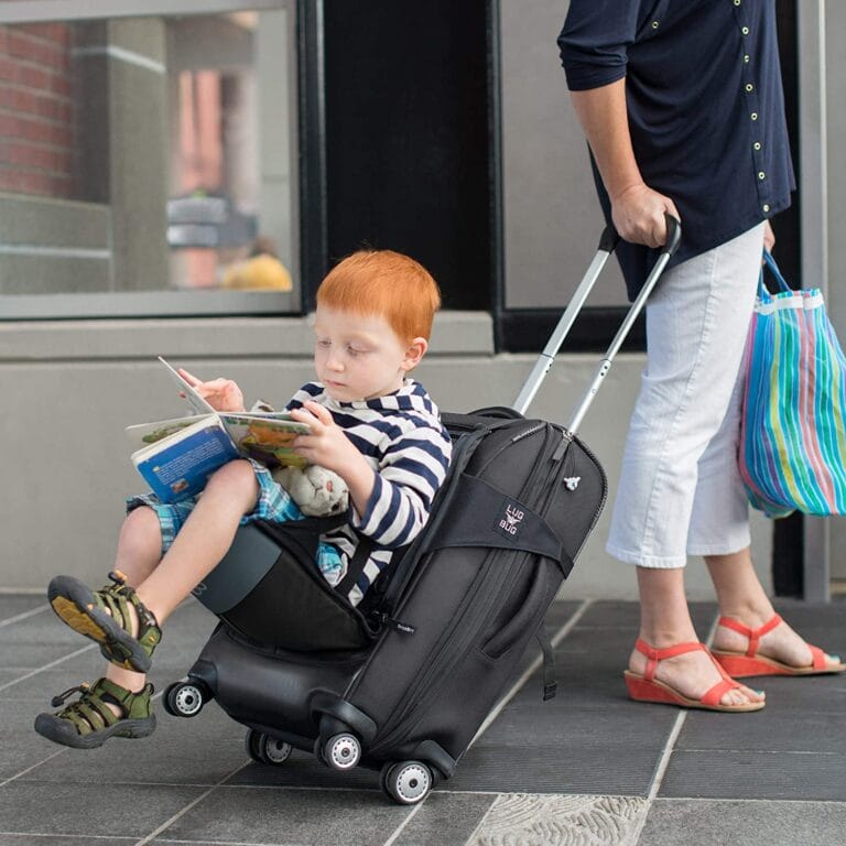 Lugabug Travel Seat, one of motherly's must-have products for baby's first flight