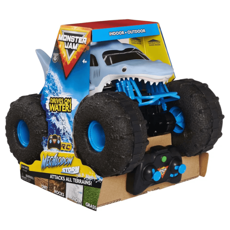 Monster Jam all-terrain remote control monster truck