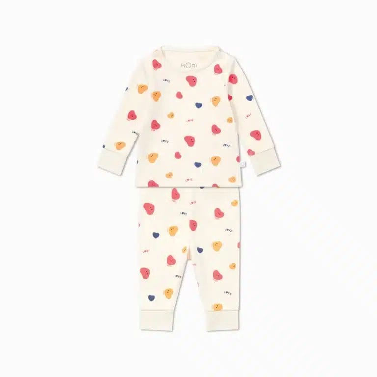 Mori Heart Print Pajamas