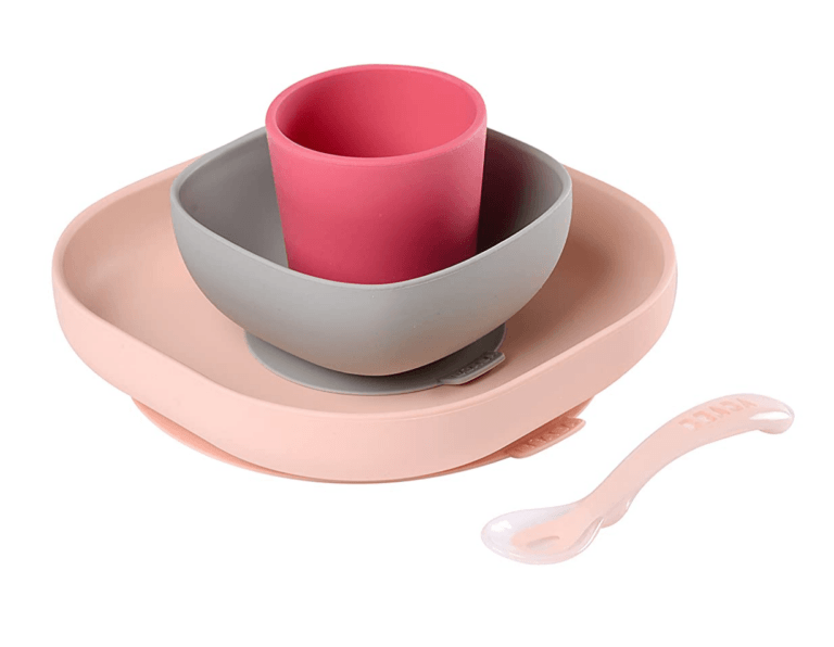 beaba silicone toddler dishware