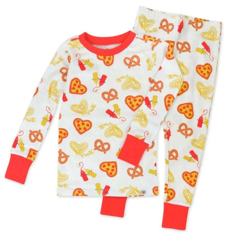 honest baby clothing pizza pajamas