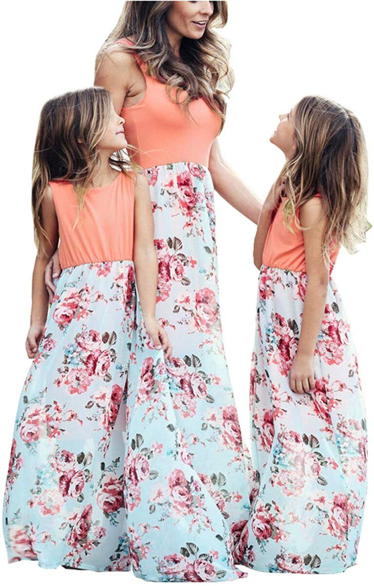 Qin.Orianna Floral Maxi Dresses