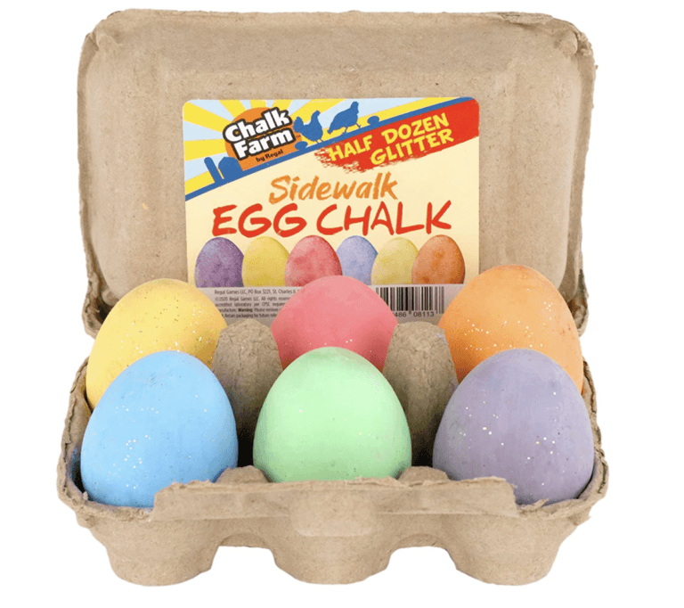 Chalk Farm glitter egg chalk