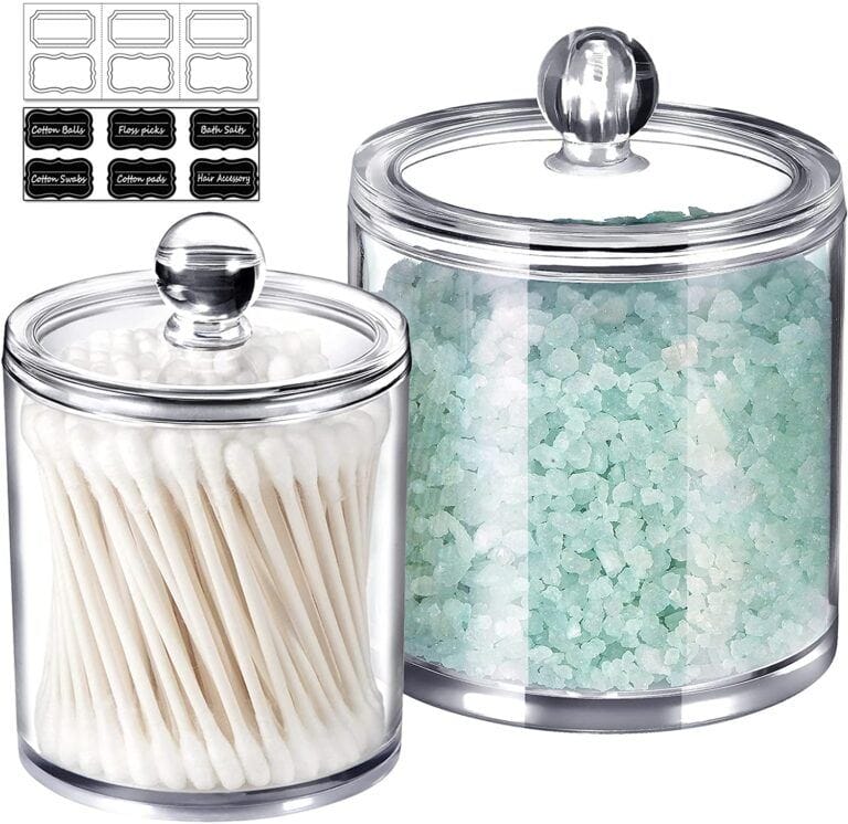 SheeChung qtip dispenser jars