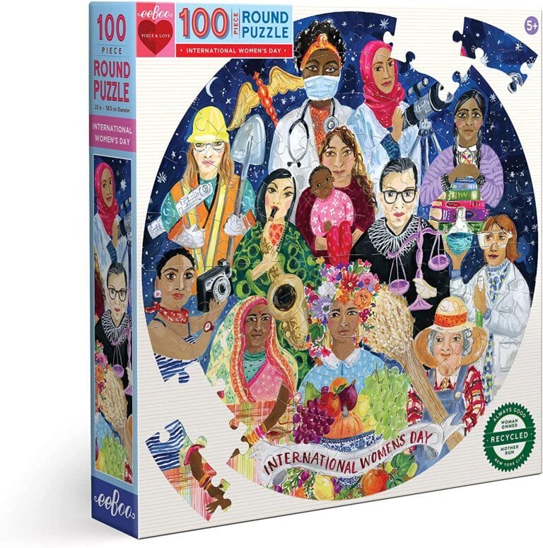 eeboo international women's day puzzle