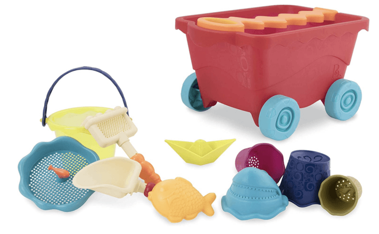 B. toys Wagon & Beach Playset