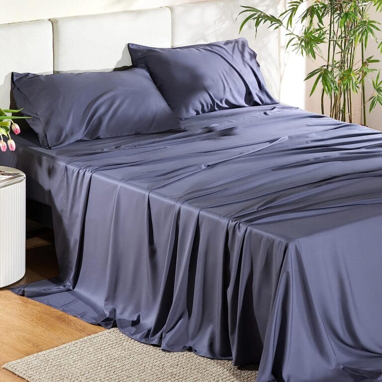 Bedsure Cooling Sheets Set Grey Motherly