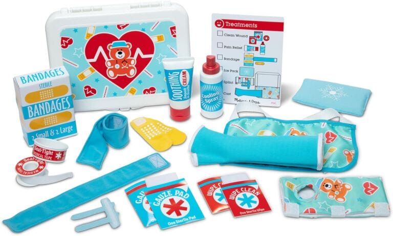 Melissa Doug Get Well First Aid Kit Play Set Motherly