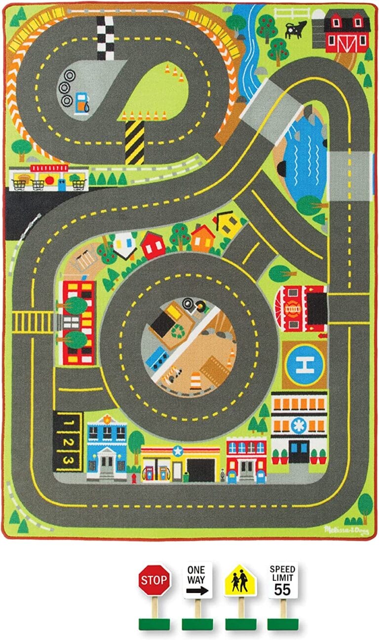 Melissa & Doug Jumbo Roadway Activity Rug