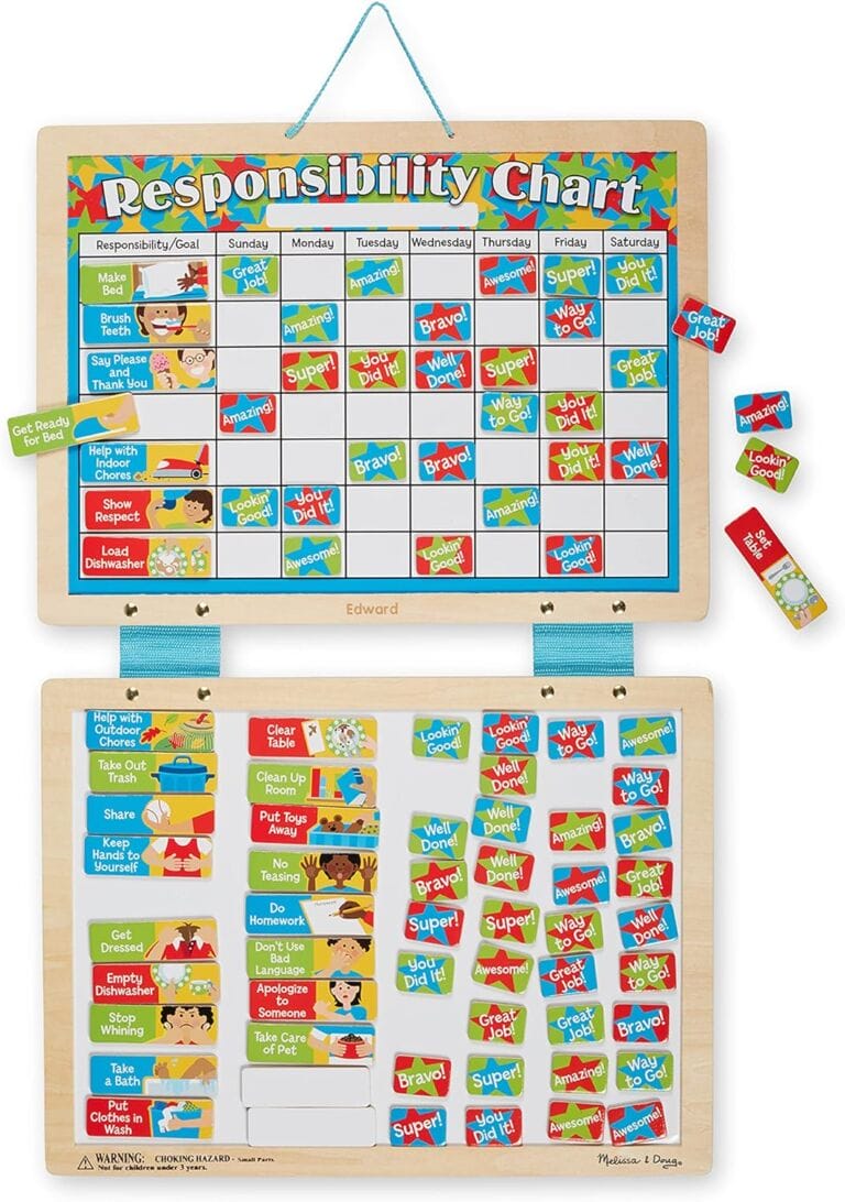 Melissa Doug Magnetic Responsibility Chart Motherly