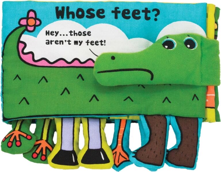 Melissa Doug Whose Feet Soft Activity Book Motherly