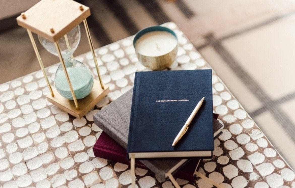 journals on a desk