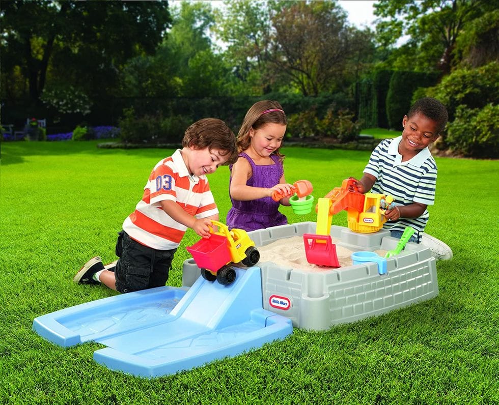 little tikes big digger sand box