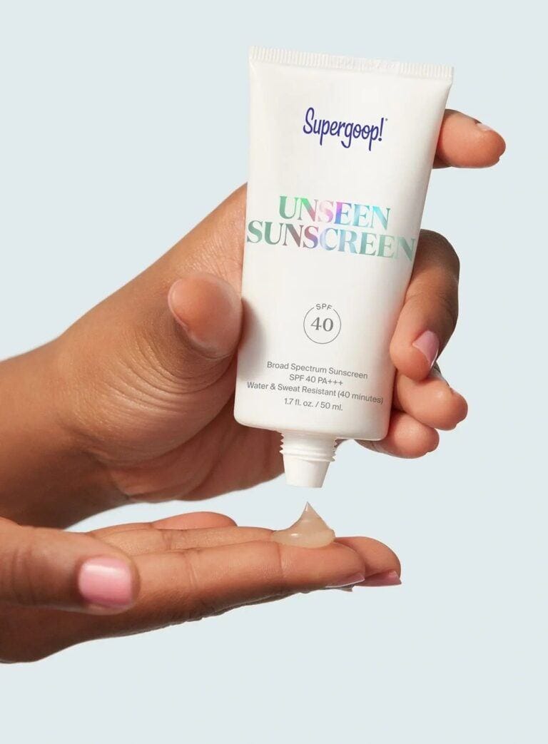 supergoop unseen sunscreen