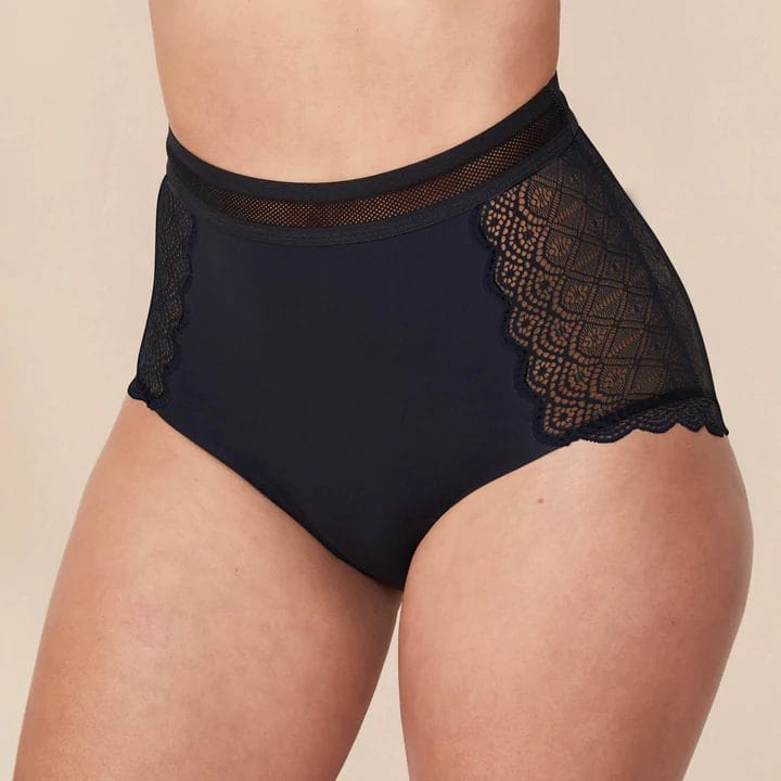 Leak Proof High Waisted Lace Brief