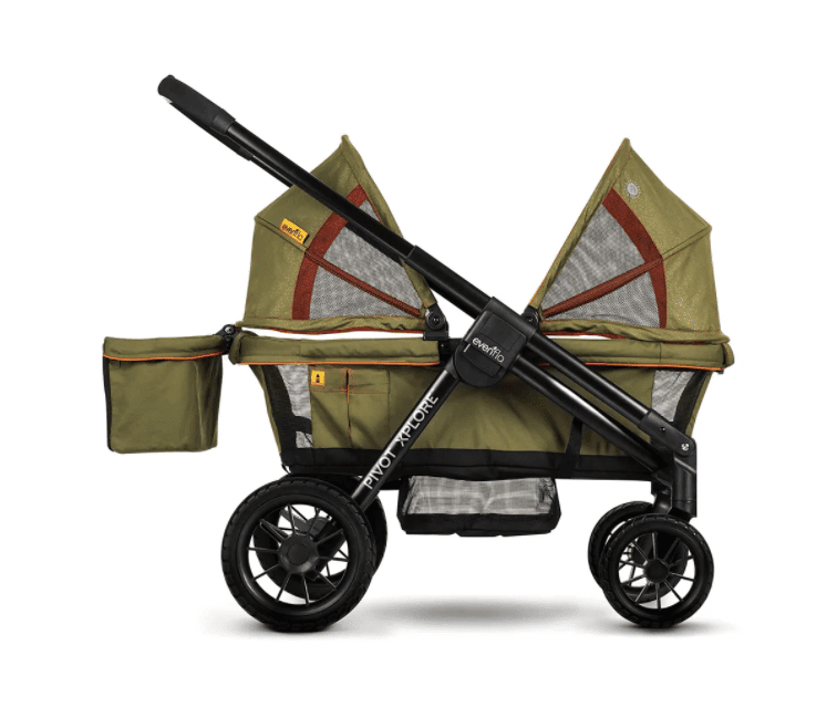 Evenflo Pivot Xplore Wagon, one of Motherly's favorite wagons for 10-month-old baby development