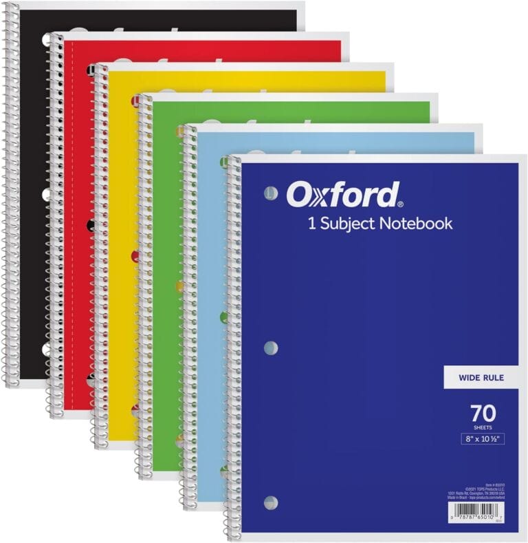 Oxford 1 Subject Notebooks Motherly