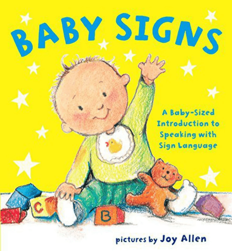 baby signs educational board book for babies