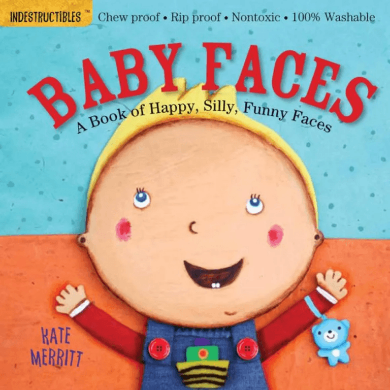 indestructibles baby faces board book for babies