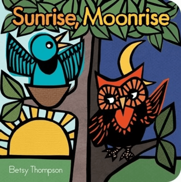 sunrise moonrise, a beautiful board book for babies