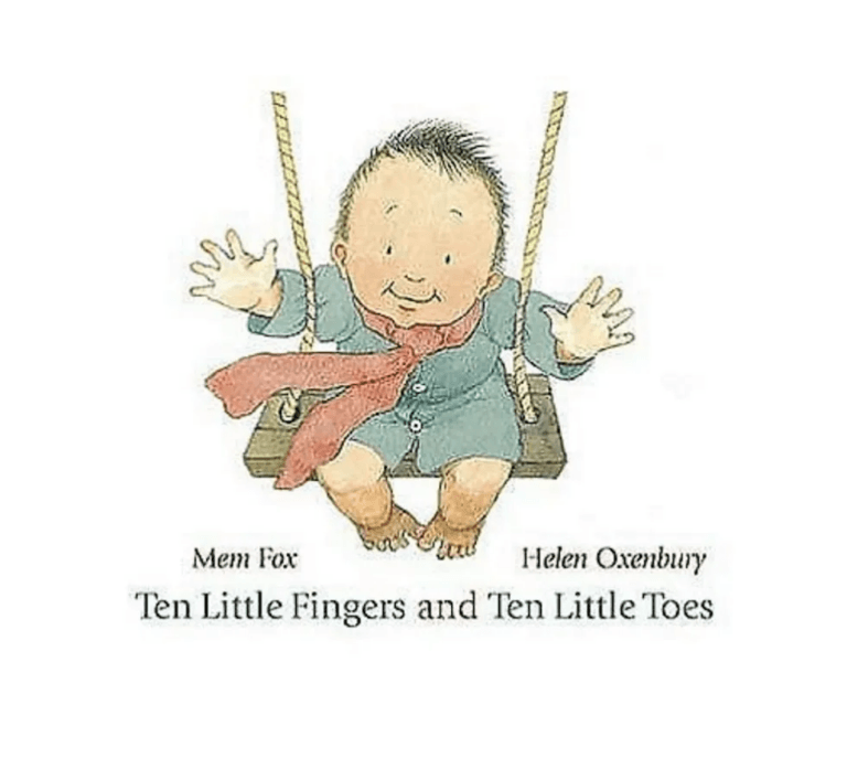 ten little fingers and ten little toes book, a much loved board book for babies