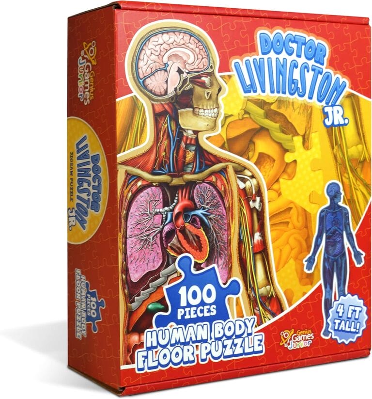 Dr. Livingston Junior Human Anatomy Kids Floor Puzzle