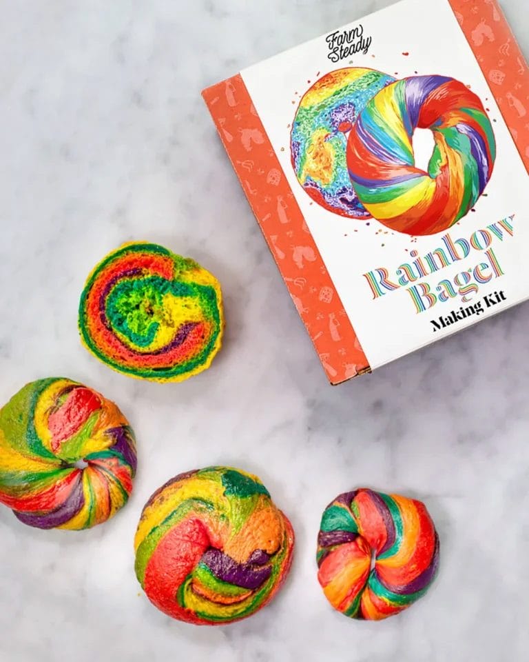 Farmsteady Rainbow Bagel Kit