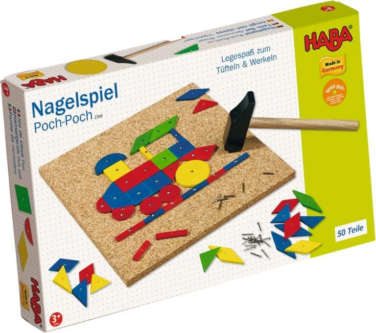 HABA Geo Shape Tack Zap Play Set