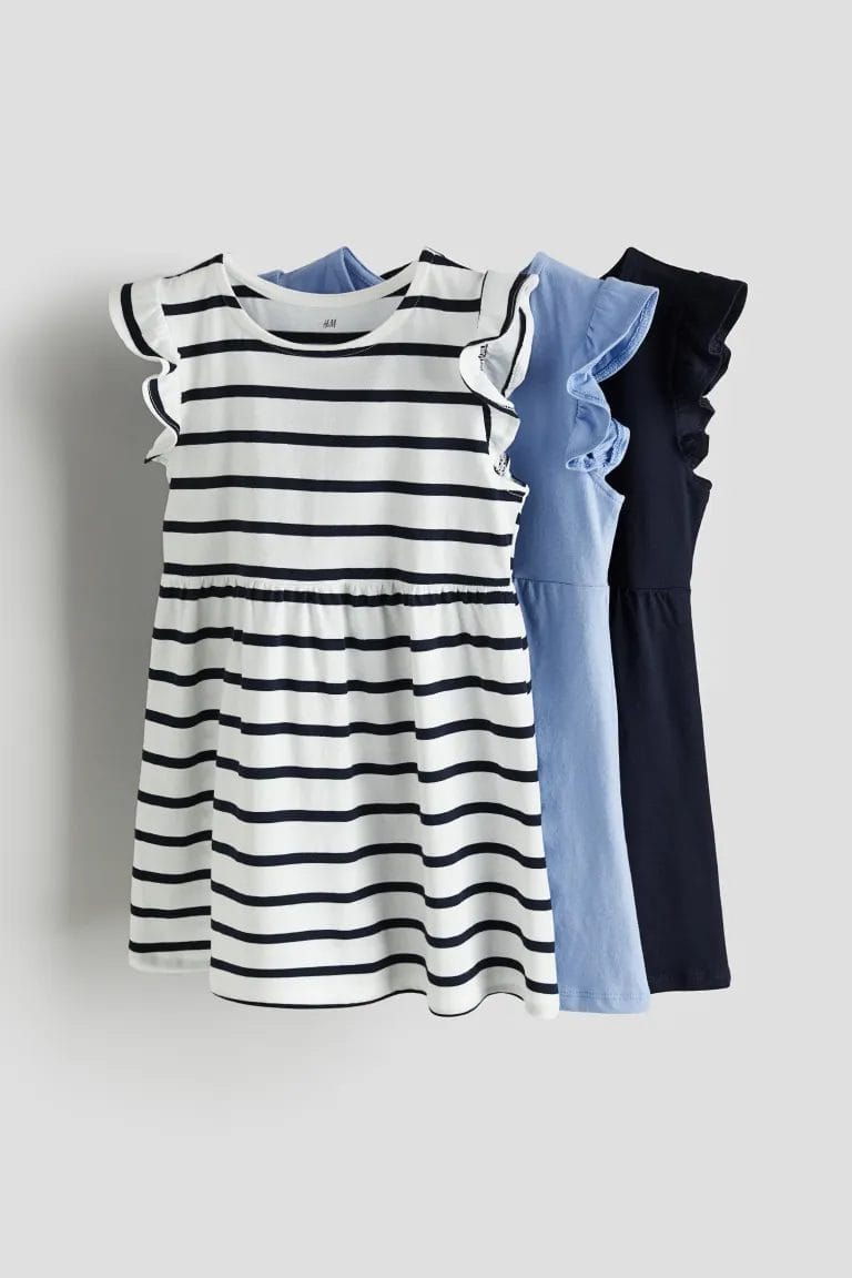 H&M 3-Pack Jersey Dresses