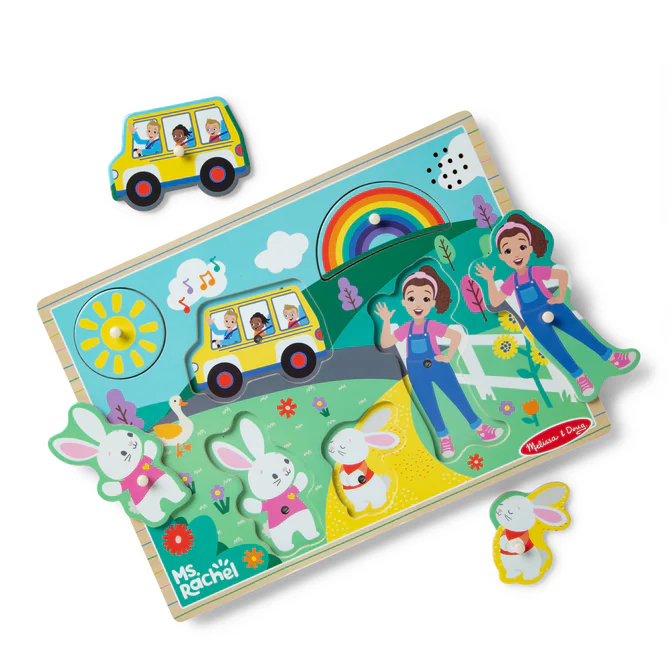 Melissa & Doug Ms. Rachel Wooden Song Puzzle