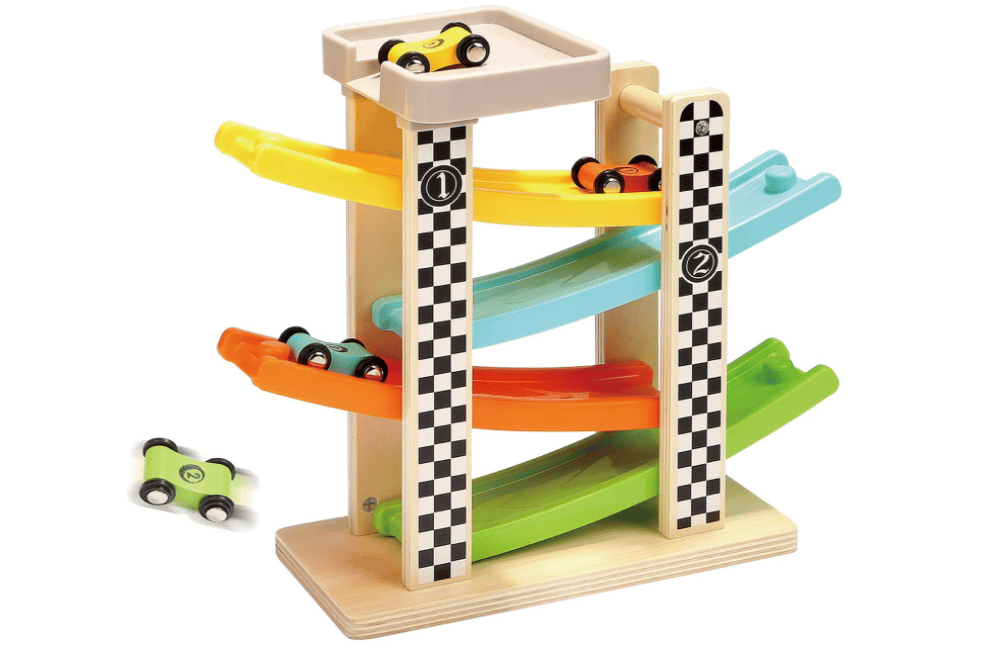 Top Bright Wooden Ramp Racer