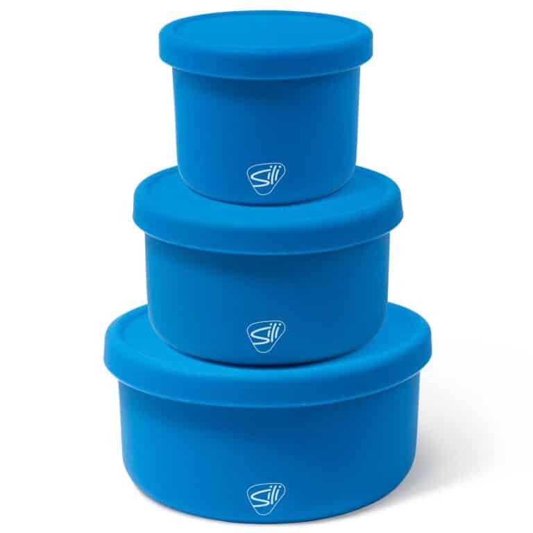 Silipint Silicone Lidded Bowls Set of 3