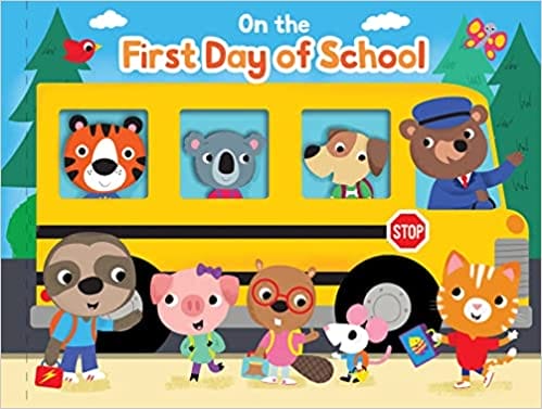 on the first day of school board book