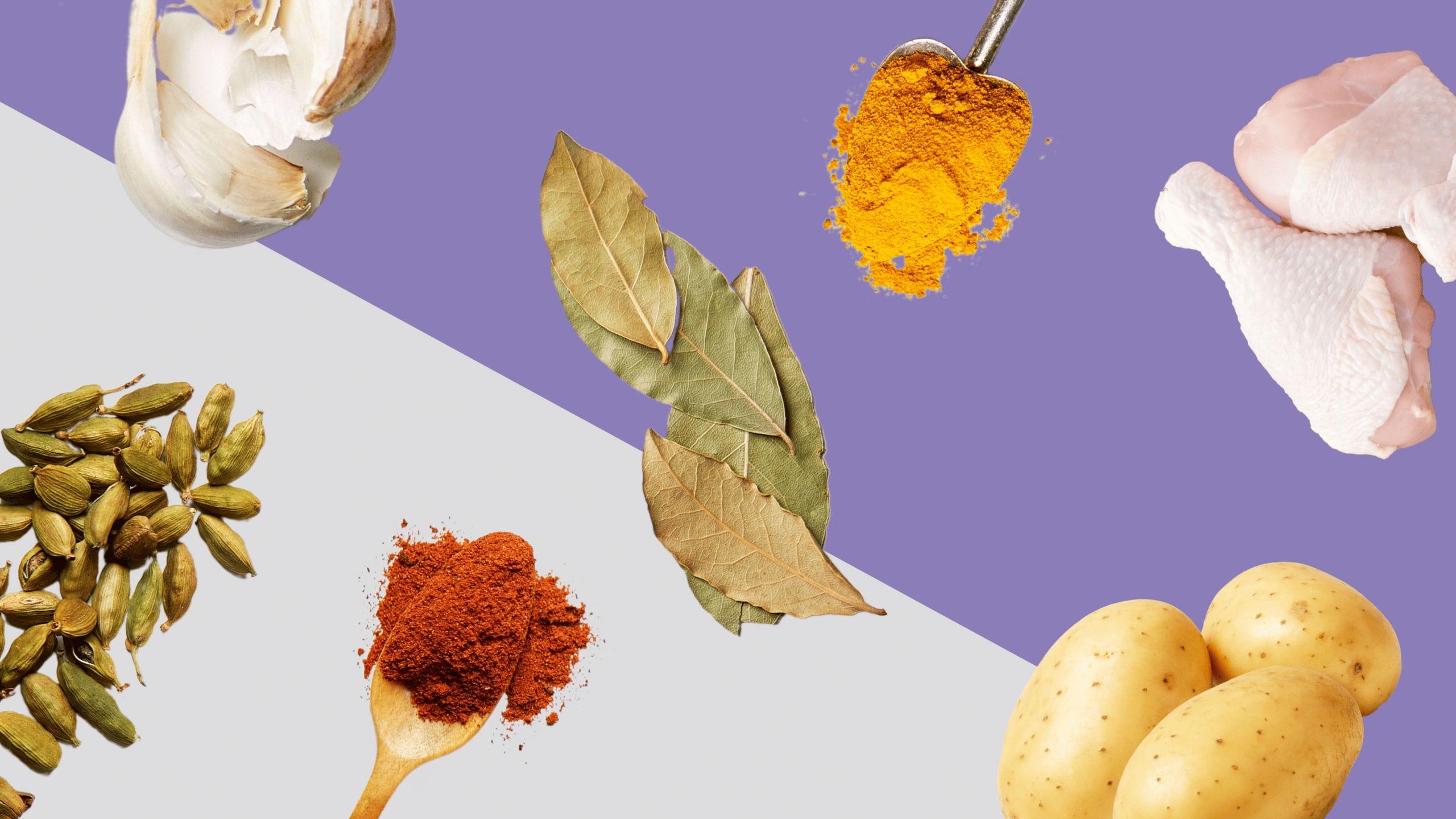 collage of spices