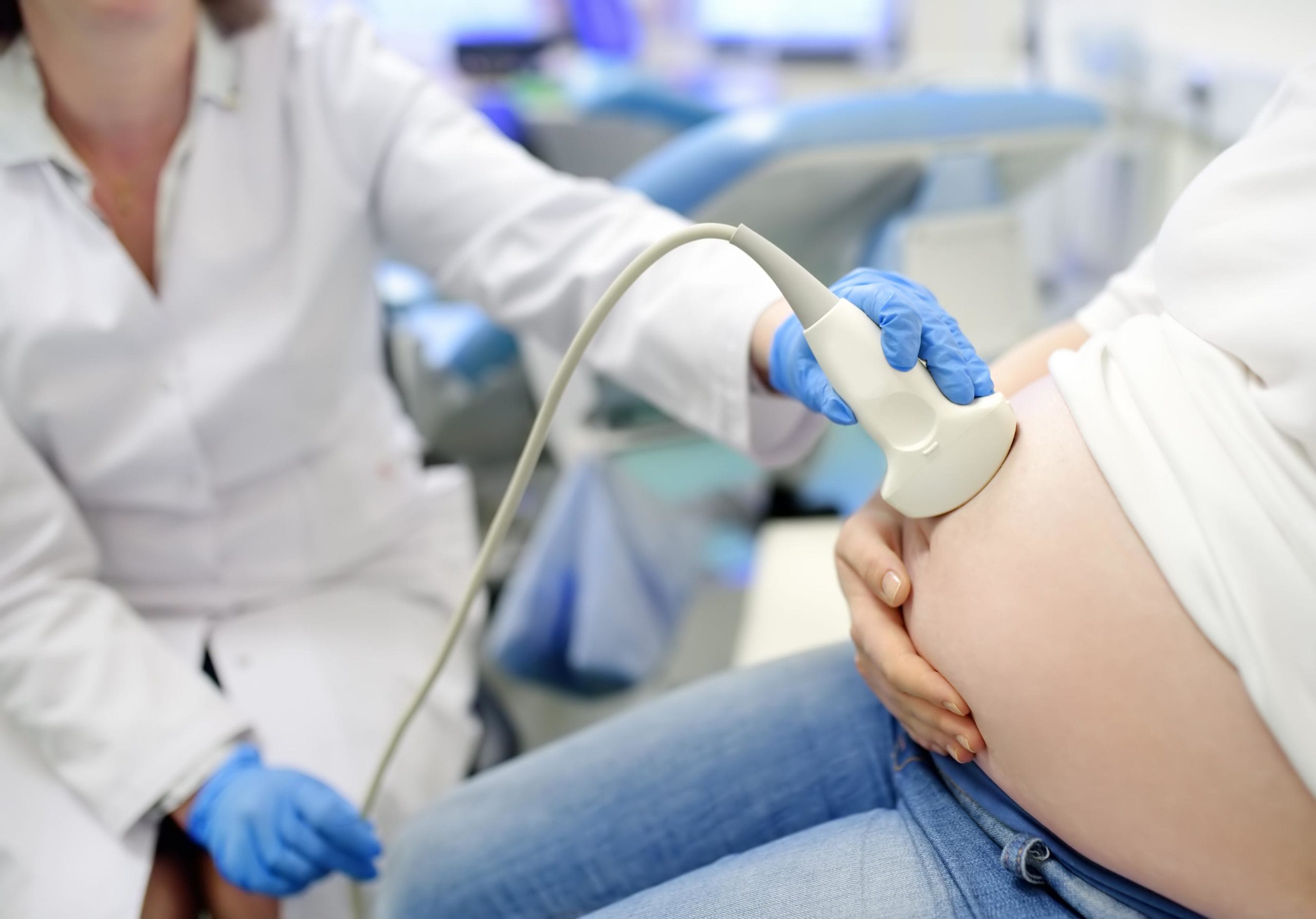 woman getting an ultrasound