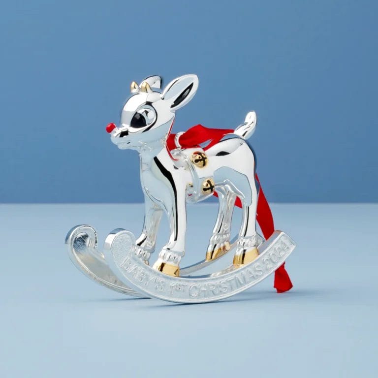 Lenox 2024 Baby's 1st Christmas Rudolph Ornament