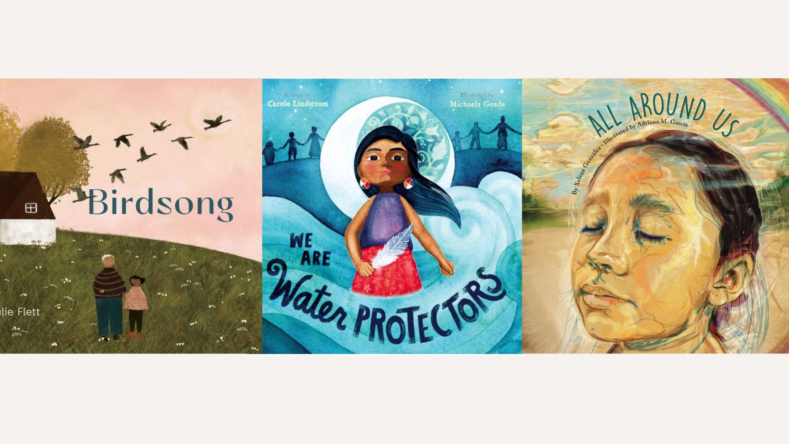 books collage - indigenous children's books