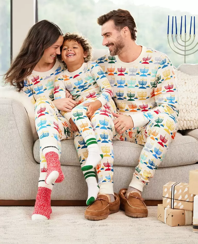 Hanna Andersson Rainbow Hanukkah Pajamas