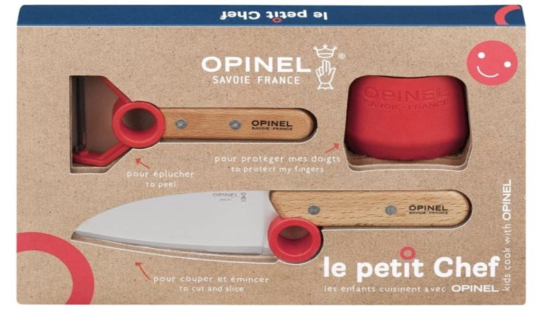 Opinel Le Petit Chef 3-Piece Kitchen Set