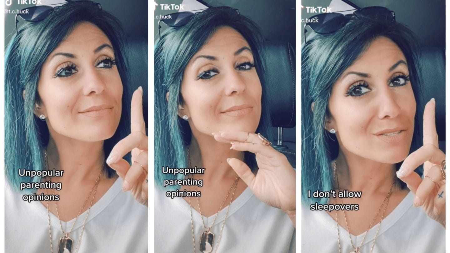 mom on TikTok goes viral talking about sleepovers