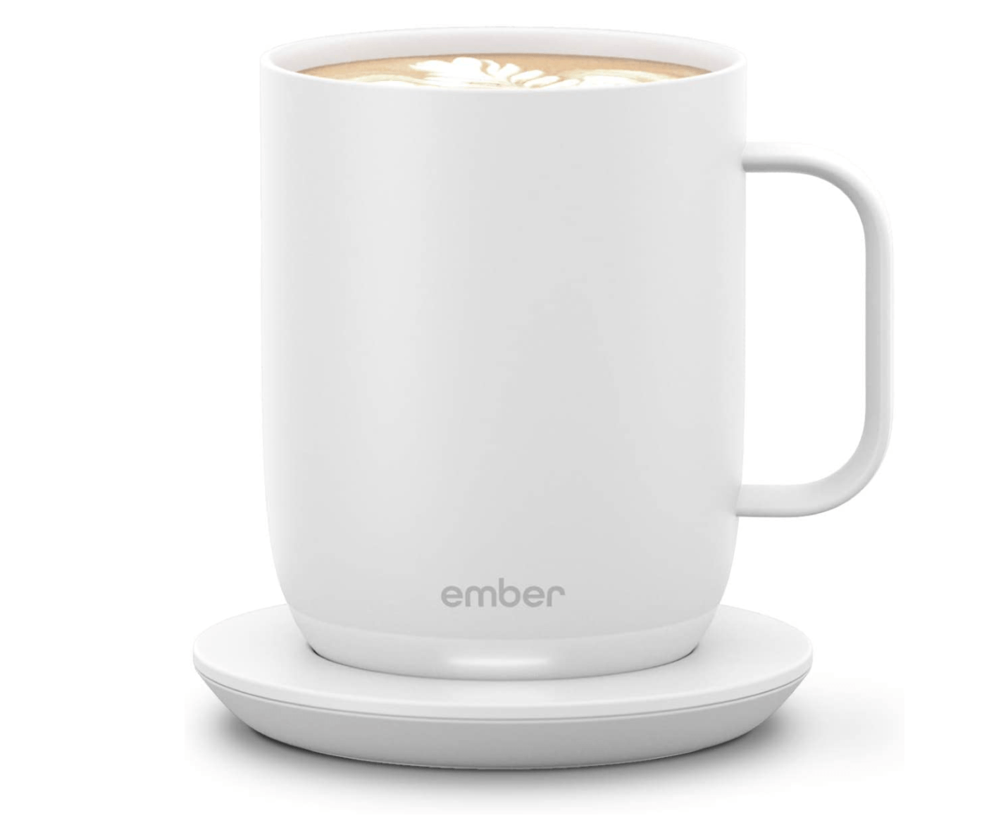 Ember Mug 2 in White on Charging Coaster