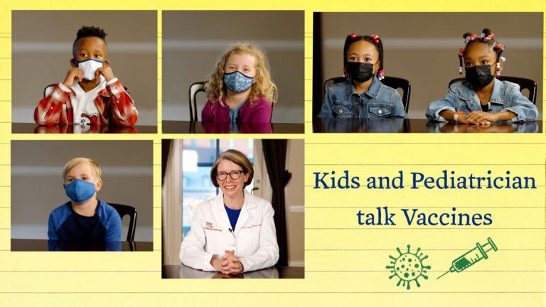 Screen grab of White House video about Kids and Pediatrician Talk Vaccines