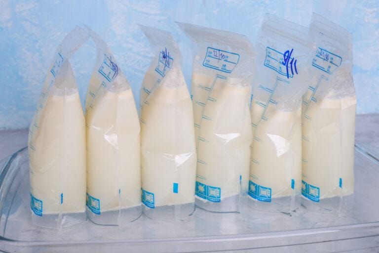 Breastmilk storage bags