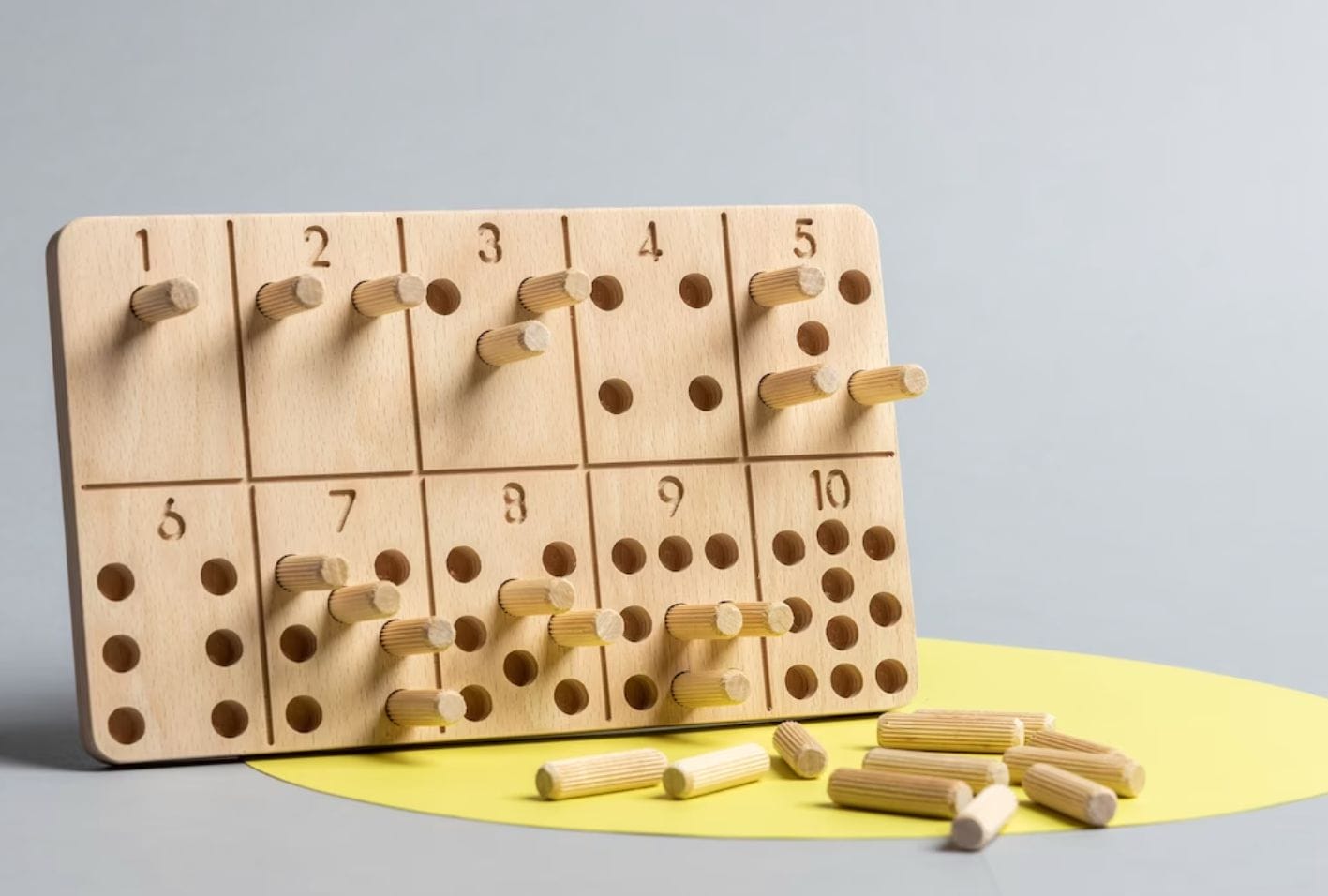 Montessori Number Peg Board